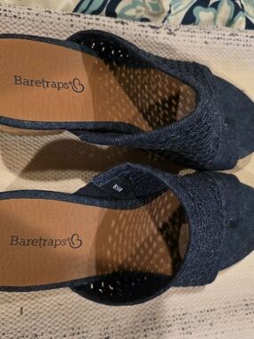 BareTraps Navy (Denim) Slip-On Woven Flats